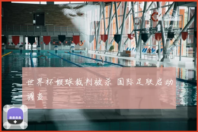 世界杯假球裁判被杀 国际足联启动调查