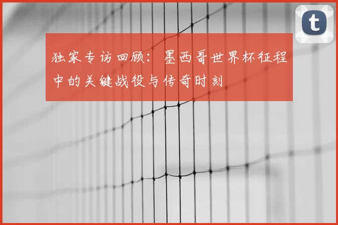 独家专访回顾：墨西哥世界杯征程中的关键战役与传奇时刻